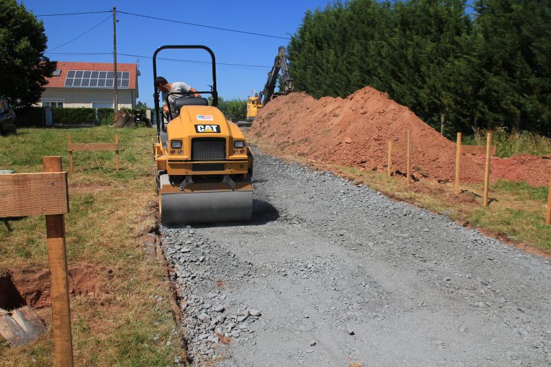 Compactage du chemin d'accès