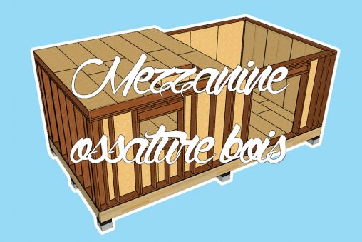 mezzanine en ossature bois