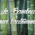 le bambou pour l'autonomie ?