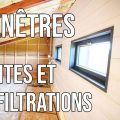 fuites et infiltration au niveau des fenêtres