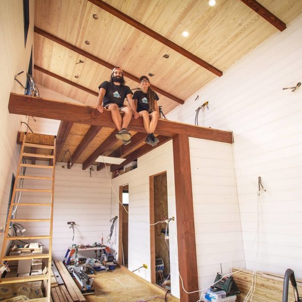 Intérieur maison en bois
