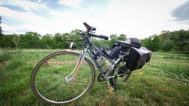 Notre vélo transformé en électrique