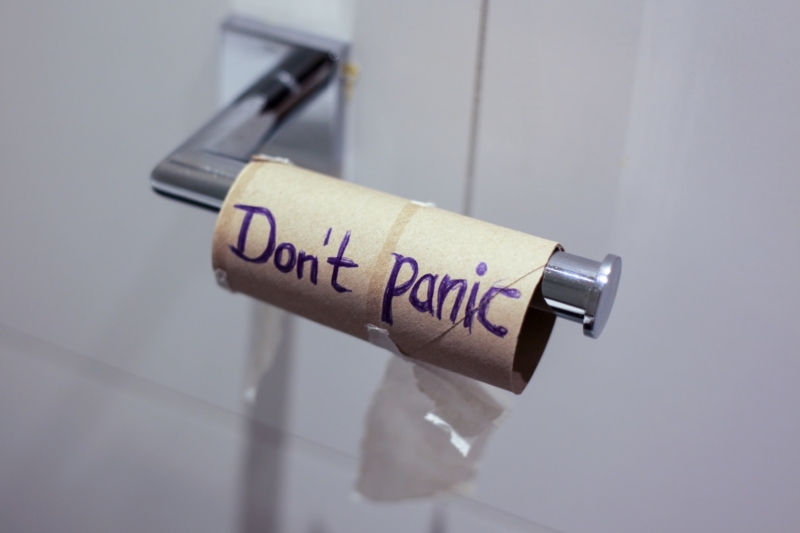 Fin du papier toilette