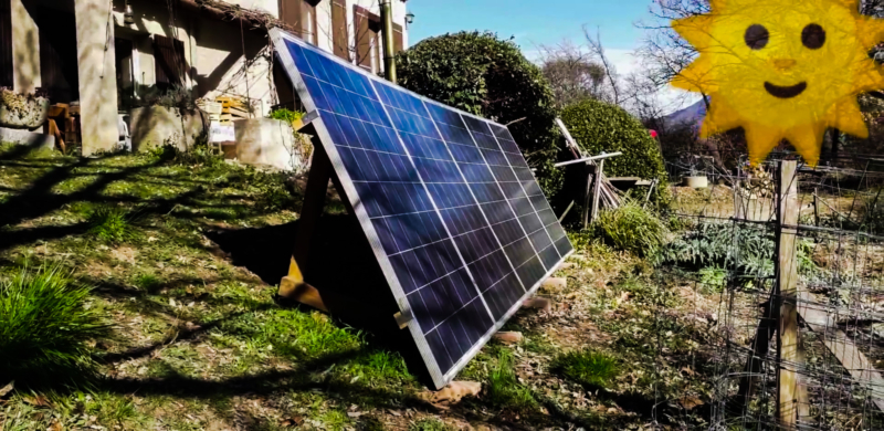 Panneau solaire pour alimenter radiateurs