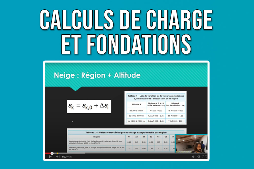 Comment calculer descente de charges fondations