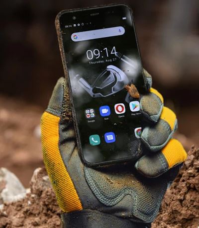 Téléphone portable ultra résistant pour chantier et travaux